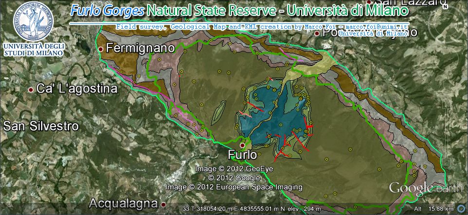 Furlo Gorges : map view
